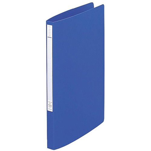 ｽｰﾊﾟｰﾊﾟﾝﾁﾚｽﾌｧｲﾙ A4ﾀﾃ 120枚収容 背幅20mm 青 1冊画像