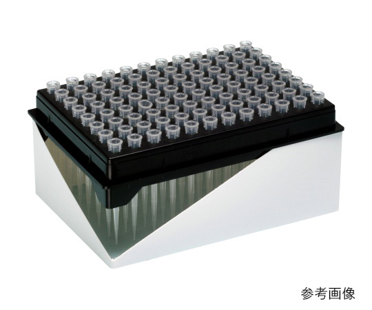 10μLロング フィルターチップ 交換プレート 滅菌 1箱（96本×10プレート入）画像