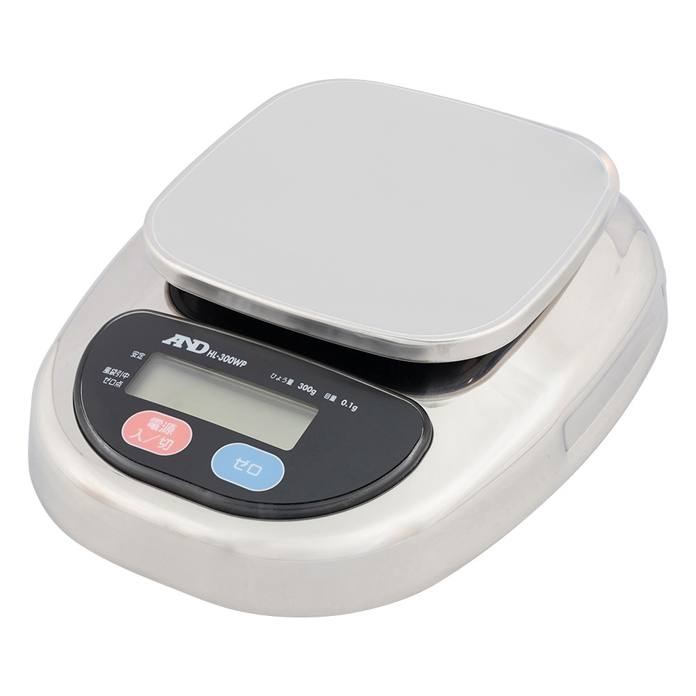 防塵・防水コンパクトスケール HL-WPシリーズ ひょう量:300g 最小表示:0.1g画像