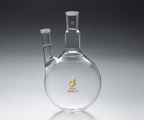 TS二ツ口フラスコ 2000mL　中管TS34/45　側管TS24/40　<透明摺合>画像