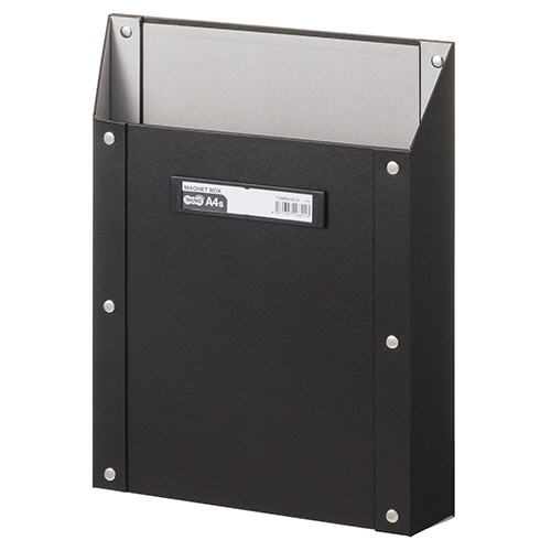 ﾏｸﾞﾈｯﾄﾎﾞｯｸｽ(貼り表紙) A4ﾀﾃ型 黒 1個画像