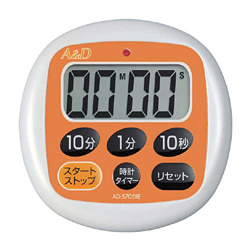 防滴ﾃﾞｼﾞﾀﾙﾀｲﾏｰ ｵﾚﾝｼﾞ 1個