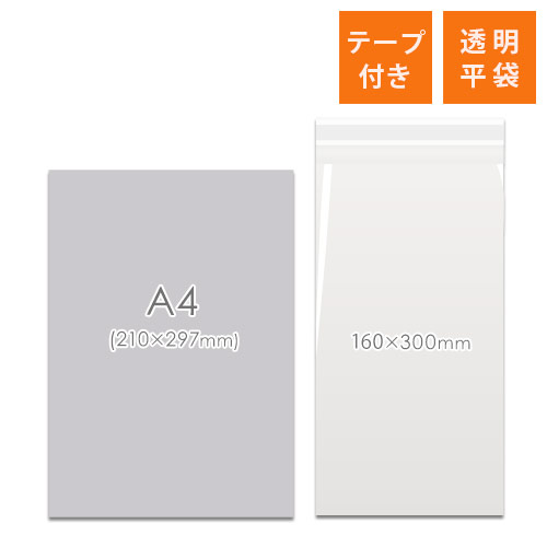 商品の梱包に便利なOPP袋