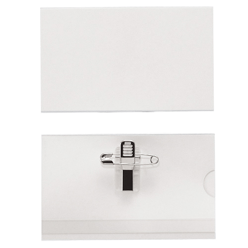 名札 ﾊｰﾄﾞﾀｲﾌﾟ ｸﾘｯﾌﾟ･安全ﾋﾟﾝ付 1ｾｯﾄ(50個)画像