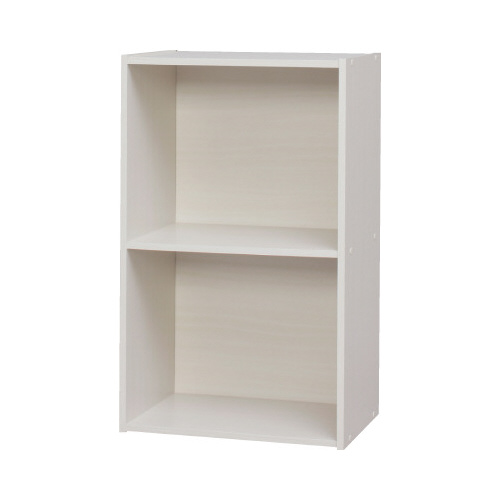 カラーボックス　ＣＸ－２Ｆ　オフホワイト２段画像