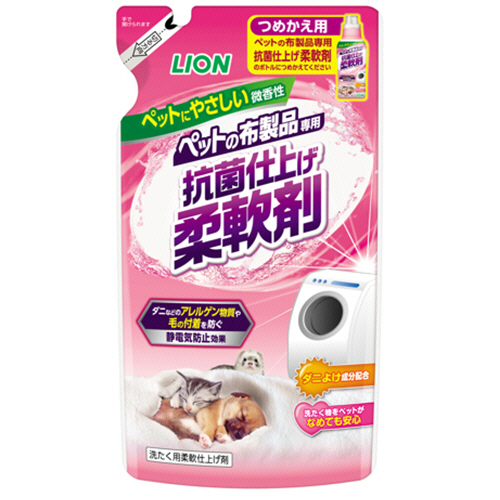 ﾍﾟｯﾄの布製品専用 抗菌仕上げ柔軟剤 つめかえ用 300g 1ﾊﾟｯｸ