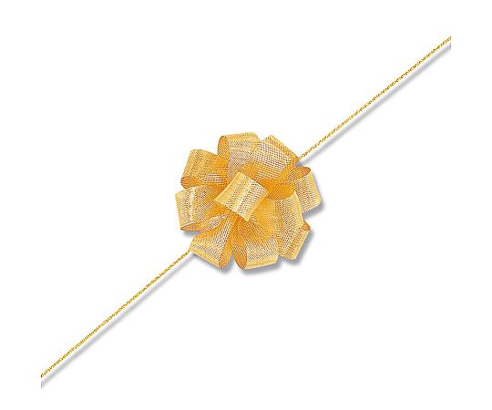 HEIKO ワンタッチメタルリボン 12mm幅×20m巻 ゴールド画像