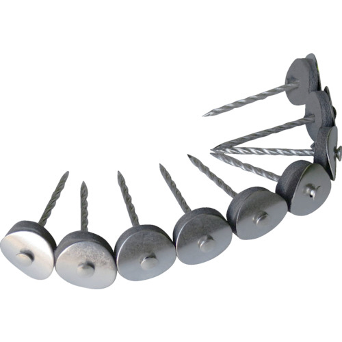 ｽﾃﾝﾚｽ連結傘釘 14X38 ｸﾞﾚｰ (50連) 1箱(450本)画像