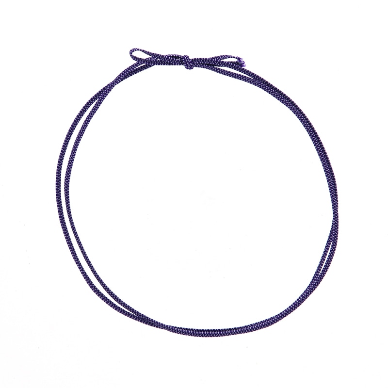 平彩ゴム二重　片花結び７４ｃｍ　折径１５ｃｍ　紫画像