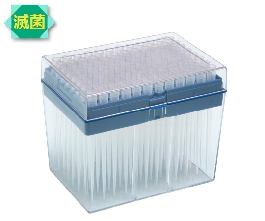 200μL ロング フィルターチップ システムラック 滅菌 1箱（96本×10ラック入）画像