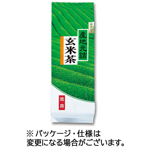 お徳用抹茶入り玄米茶 1kg 1ｾｯﾄ(3袋)画像