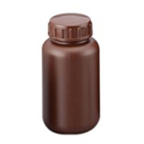 広口丸型遮光瓶500ml(茶) 1本画像