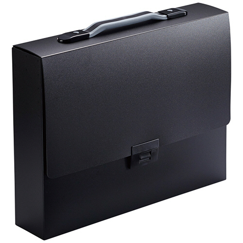 ｷｬﾘﾝｸﾞｹｰｽ ﾃﾌｨｯﾄ A4 収納幅70mm 黒 1個画像