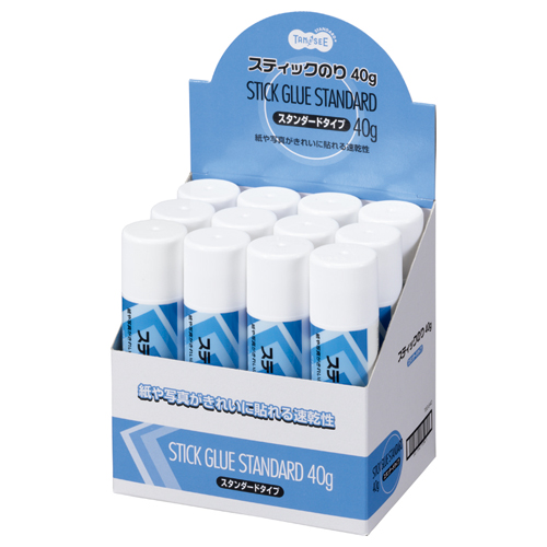 ｽﾃｨｯｸのり 40g 1ｾｯﾄ(12本)