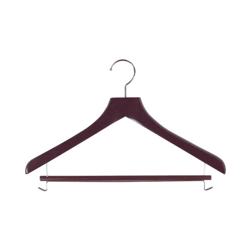 木製ハンガー　木と生活　スライド　ブラウン画像