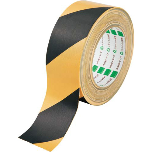 布テープ　トラ　黄／黒　幅５０ｍｍ　１巻画像
