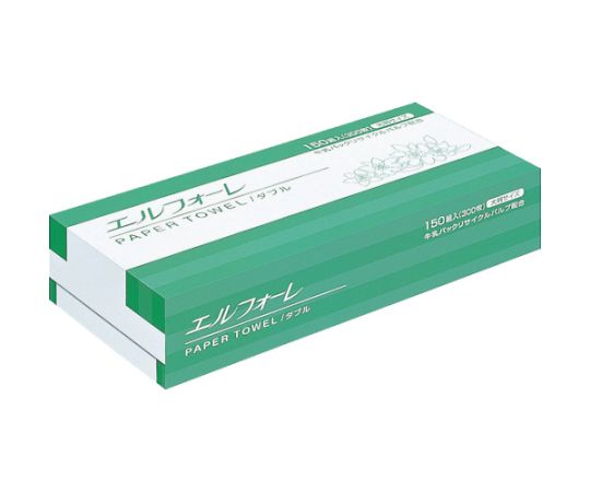 エルフォーレ　ペーパータオルダブル　150組（大判）　25パック入画像