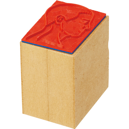 医学ｺﾞﾑ印 顔･左 小判 1個画像