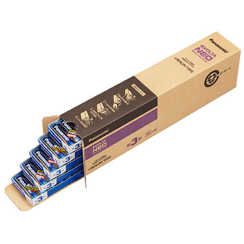 ｱﾙｶﾘ乾電池 ｴﾎﾞﾙﾀNEO 単3形 1箱(100本)画像