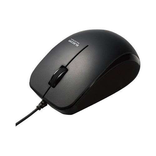 ＢｌｕｅＬＥＤマウス　有線　ブラック画像