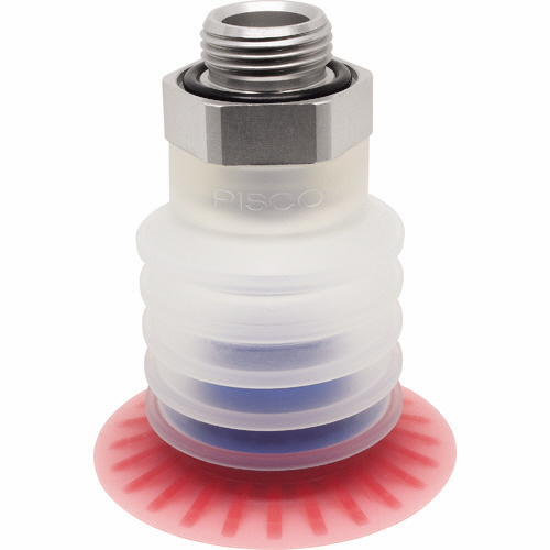 包装袋用真空ﾊﾟｯﾄﾞ 直付型 20度 5段 G3/8平面型 1個画像