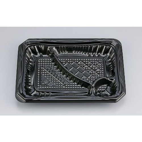 シーピー化成 弁当容器 CZラプレ7-1 BS黒 本体画像