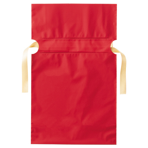 梨地ﾘﾎﾞﾝ付ｷﾞﾌﾄﾊﾞｯｸﾞ ﾚｯﾄﾞ 17cm 1ﾊﾟｯｸ(20枚)画像