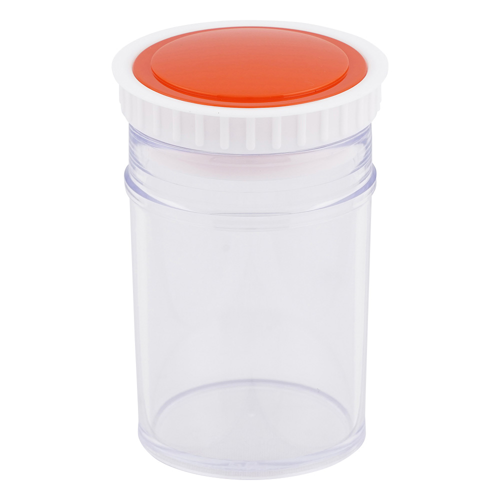 ラボランPSサンプル管瓶　100mL　橙　50本＋5本入画像