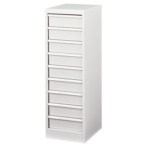 ｱﾊﾞﾝﾃV2 ﾌﾛｱｹｰｽ ｶﾗｰﾄﾚｰﾀｲﾌﾟ A4ﾀﾃ 深9段 ﾏｯﾄﾎﾜｲﾄ 1台画像