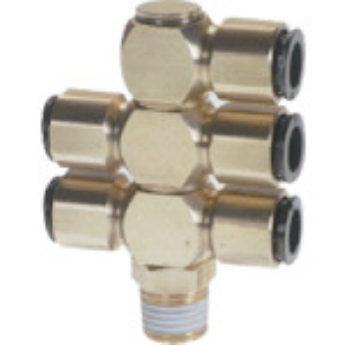 ﾌｼﾞﾄﾘﾌﾟﾙﾊﾞﾝｼﾞｮｰ(金属) 8mm R1/8 1個画像