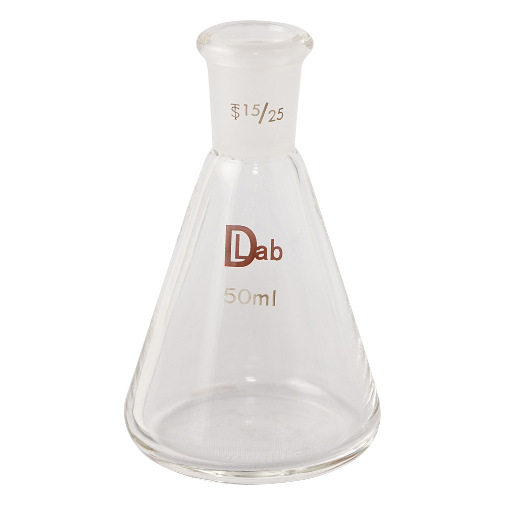 共通摺合三角フラスコ（硼珪酸ガラス-1）　50mL　15/25画像