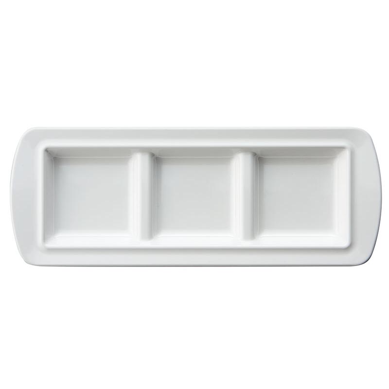 メラミン食器 パズルプレート サンプレート CH-3-W 白 台和画像