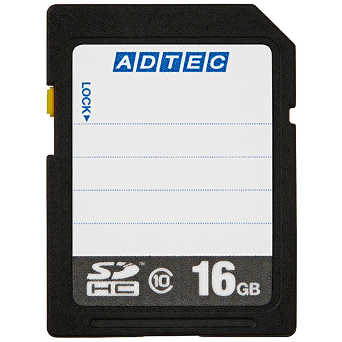 SDHCﾒﾓﾘｶｰﾄﾞ 16GB Class10 ｲﾝﾃﾞｯｸｽﾀｲﾌﾟ AD-SDTH16G/10R 1枚画像