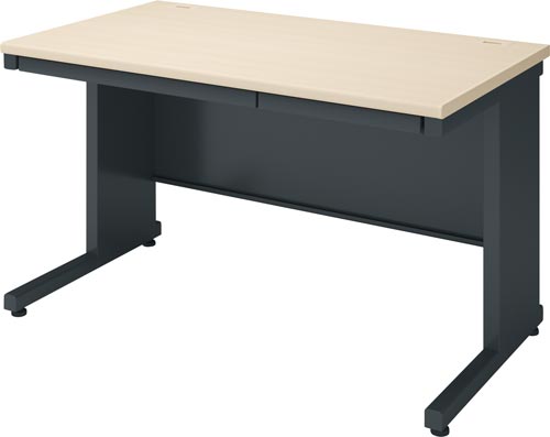 インベント平机奥行７００幅１２００ナチュラル脚ＢＫ