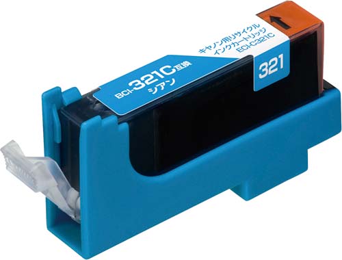 リサイクルＢＣＩ－３２１Ｃ対応　シアン画像