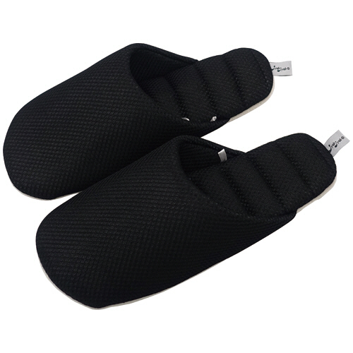 ｼﾞｬﾌﾞｼﾞｬﾌﾞｽﾘｯﾊﾟ(ﾒｯｼｭ) ﾌﾞﾗｯｸ L 1足画像