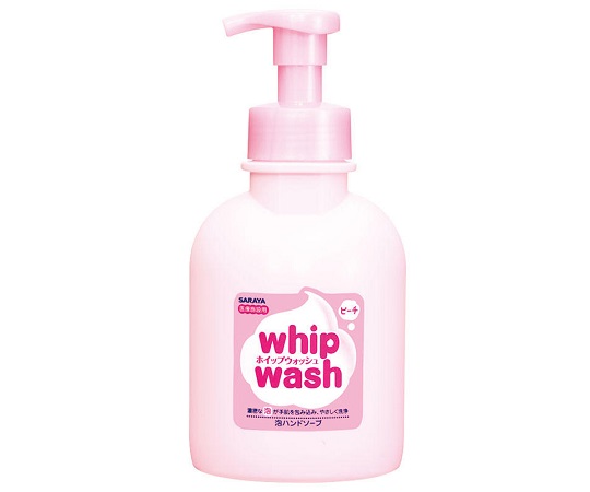ホイップウォッシュピーチ５００ｍＬ　泡ポンプ付画像