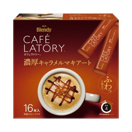 カフェラトリー濃厚キャラメルマキアート１６本画像