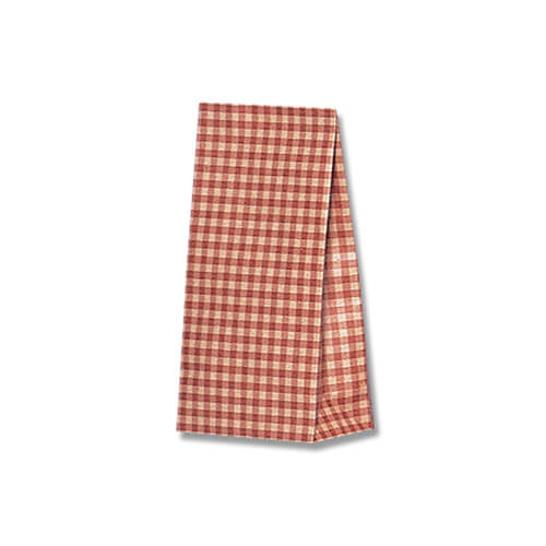 角底袋（ギンガム・赤・幅90×マチ50×高175mm)画像