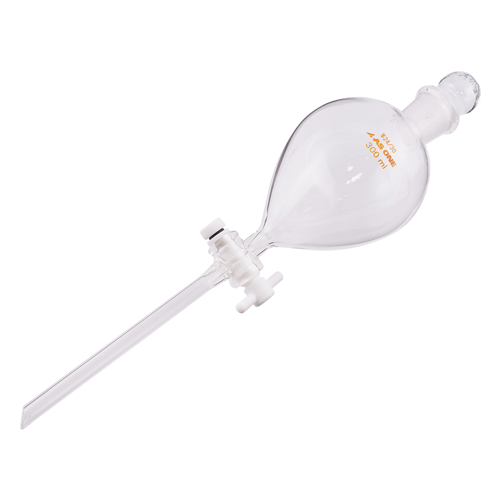 丸型分液ロート　テフロン（R）プラグ付　300mL画像