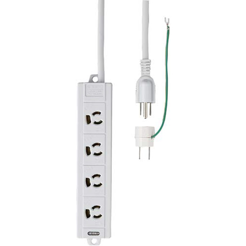 ＯＡタップ　３Ｐ　マグネット付　４個口　３ｍ画像