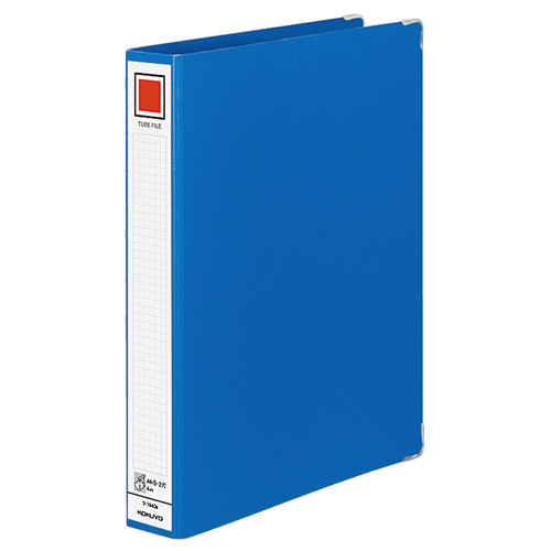 ﾁｭｰﾌﾞﾌｧｲﾙ Mﾀｲﾌﾟ 片開き A4ﾀﾃ 400枚収容 40mmとじ 背幅54mm 青 1冊画像