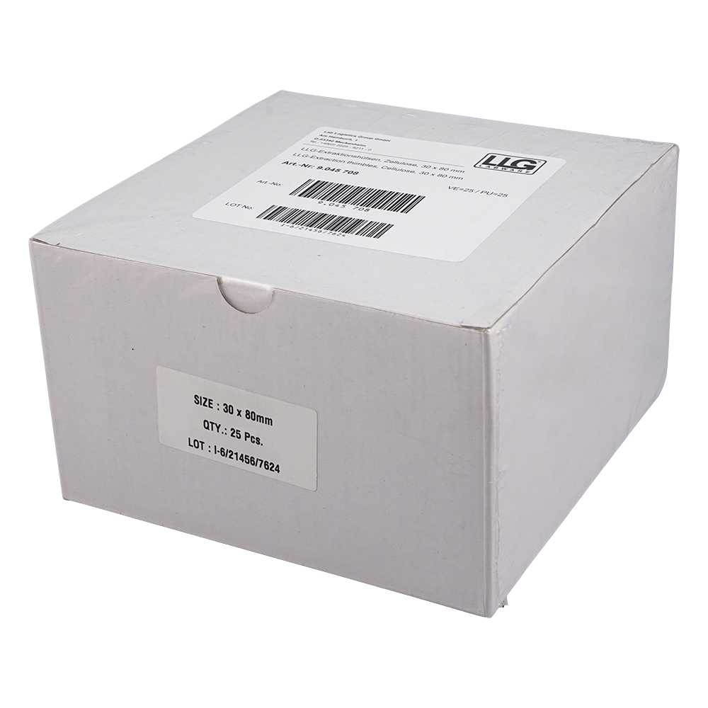 円筒セルロース濾紙 25枚入 ET30-80画像