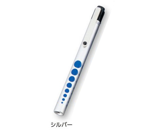 白色LEDアルカプッシュライト　φ12×137mm　シルバー画像