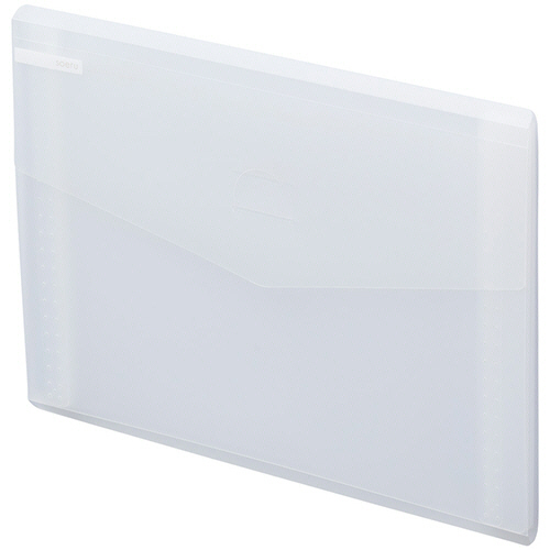 soeru ｽﾘﾑﾄﾞｷｭﾒﾝﾄﾌｧｲﾙ(ﾖｺ型) A4 6ﾎﾟｹｯﾄ ﾌﾛｽﾄｸﾘﾔｰ 1ｾｯﾄ(5冊)画像