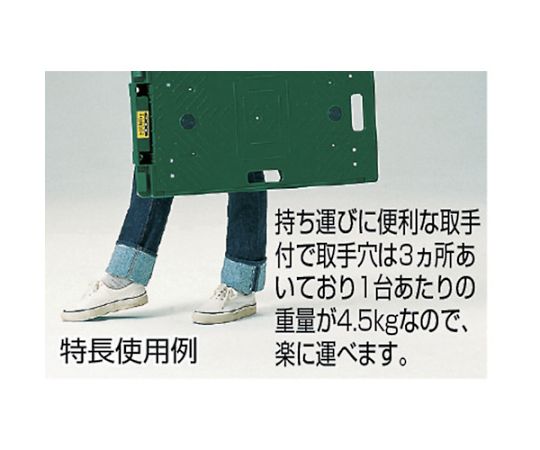 マルチキャリー(連結くん) 多方向に広がる仕切り付きの収納ボックスが外側から見える様子