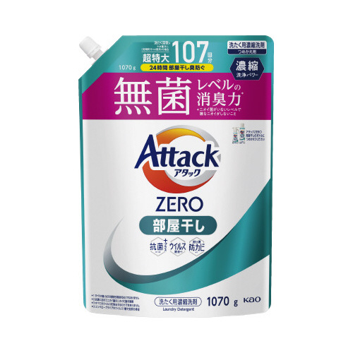 アタックＺＥＲＯ　部屋干し　詰替用　１０７０ｇ画像
