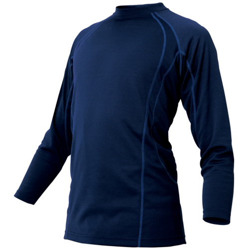 TULTEX(ﾀﾙﾃｯｸｽ) 長袖Tｼｬﾂ 冷感ﾌﾟﾘﾝﾄ 二重編み裏ﾌﾟﾘﾝﾄﾆｯﾄ ﾈｲﾋﾞｰ 6L 1着