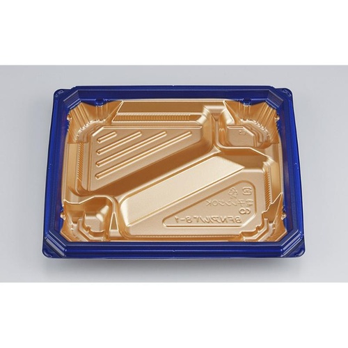 シーピー化成 弁当容器 BFNアルバ8-1 ロゼGN 本体画像