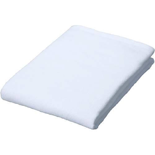 業務用スレン染め　大判バスタオル　ホワイト　１枚画像